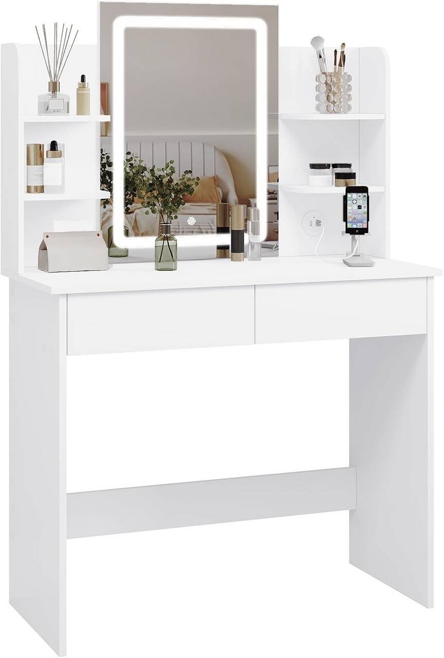 Coiffeuse Glam LED vue produit